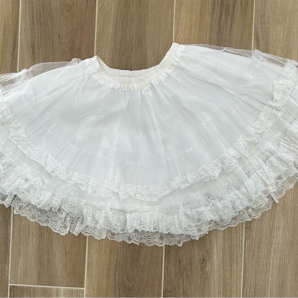 Tulle and Lace full petticoat